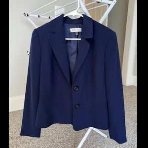 Navy blue Kasper 2-Button Blazer